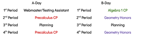 Schedule
